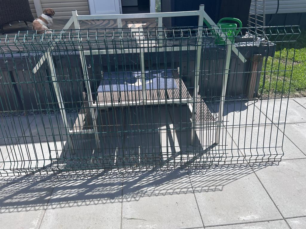 Enkelstaafs matten, Ophalen, Gebruikt, Minder dan 10 meter, Draad