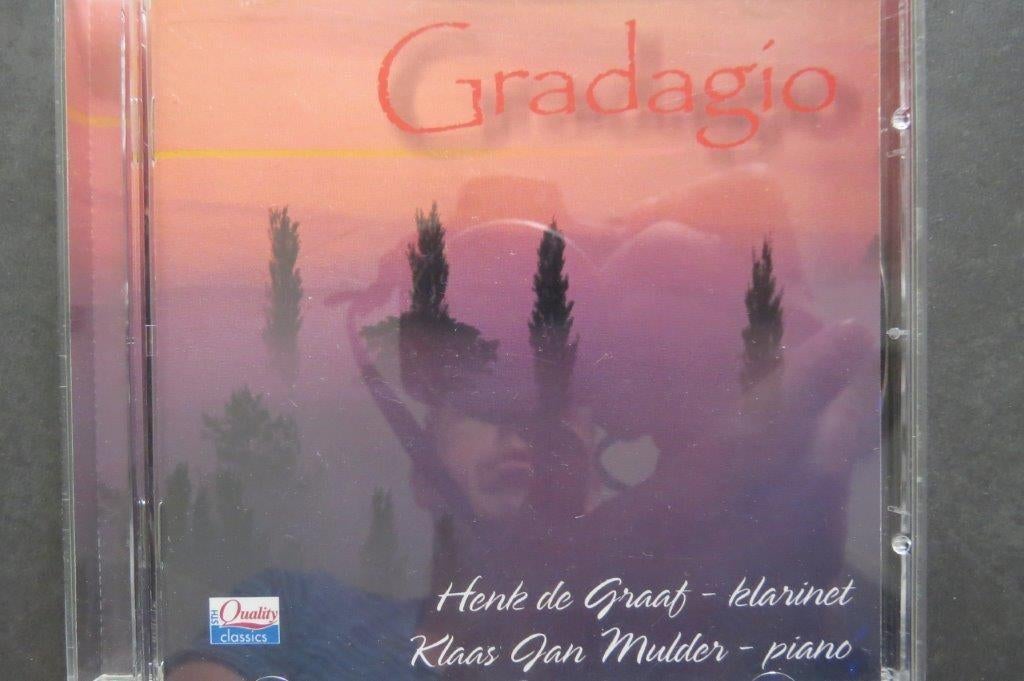 Cd piano en klarinet: Gradagio, Klaas Jan Mulder, Henk Graaf, Ophalen of Verzenden, Zo goed als nieuw, Gospel