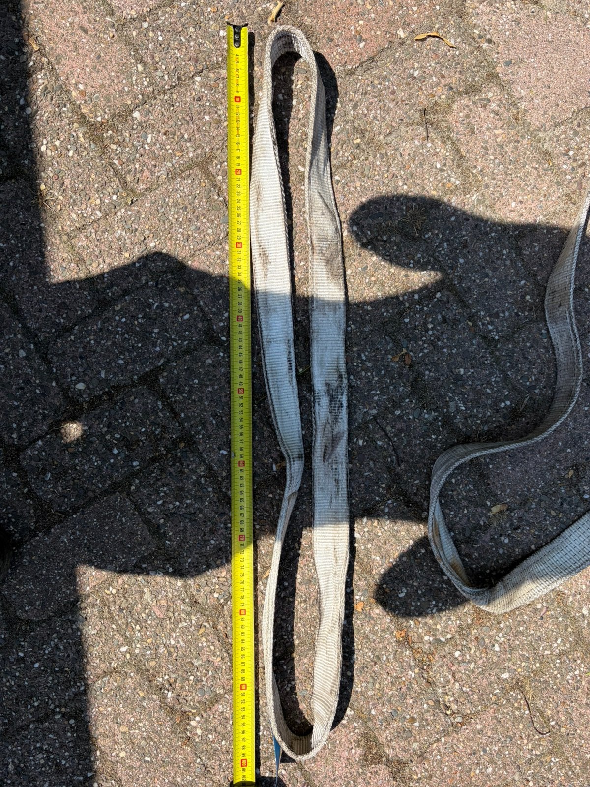 Gebruikt Hijsband eindloos/ round sling 2000kg 1meter, Ophalen of Verzenden, Zo goed als nieuw