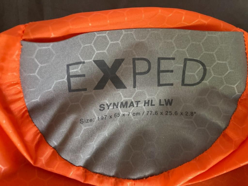 Exped Synmat HL LW slaapmat, Caravans en Kamperen, Slaapmatten, Ophalen of Verzenden, Zo goed als nieuw, 1-persoons
