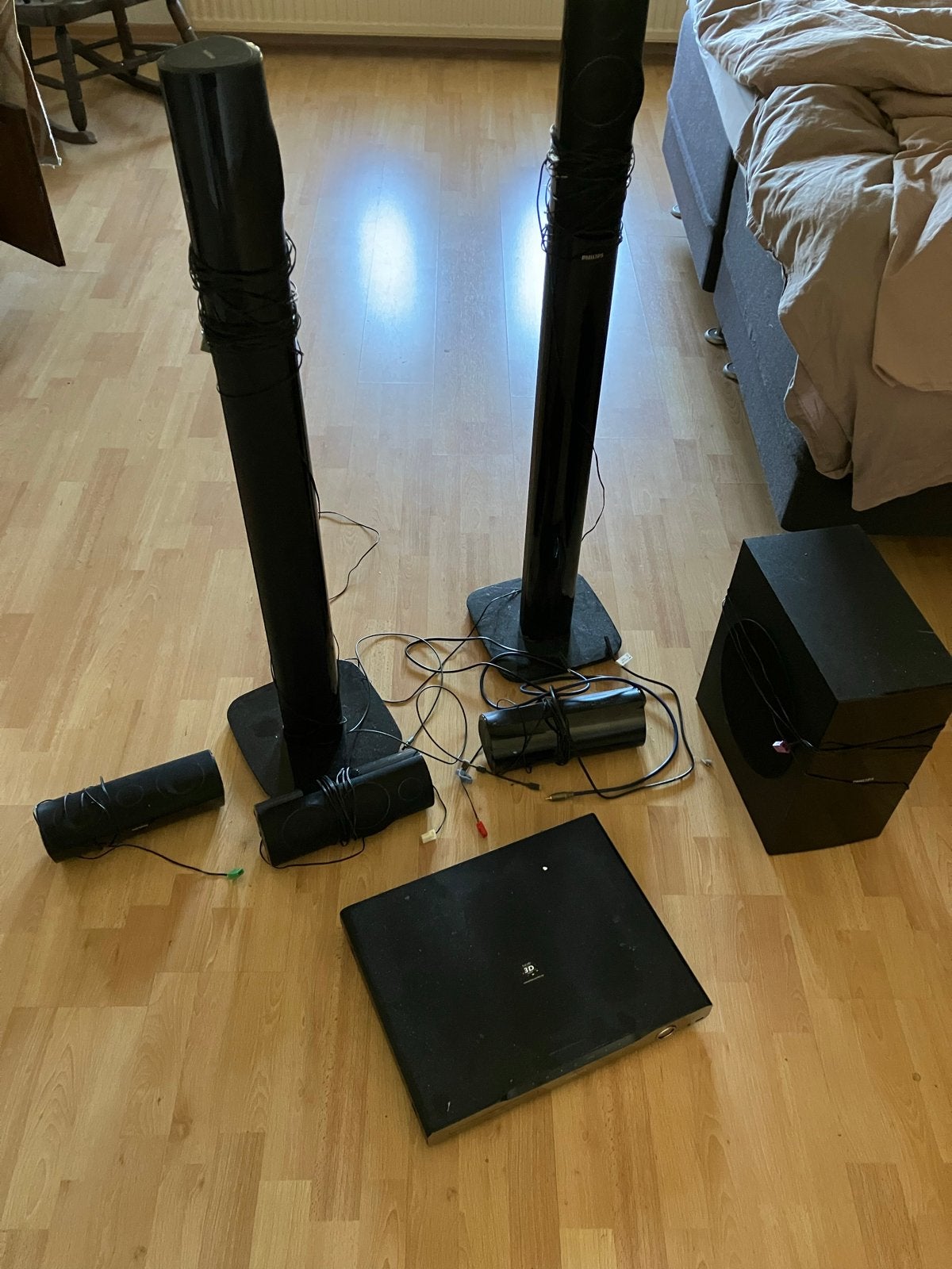 Philips HTS5580 Home Cinema Set - 5.1 Surround Sound, Philips, Gebruikt, 70 watt of meer, Ophalen of Verzenden