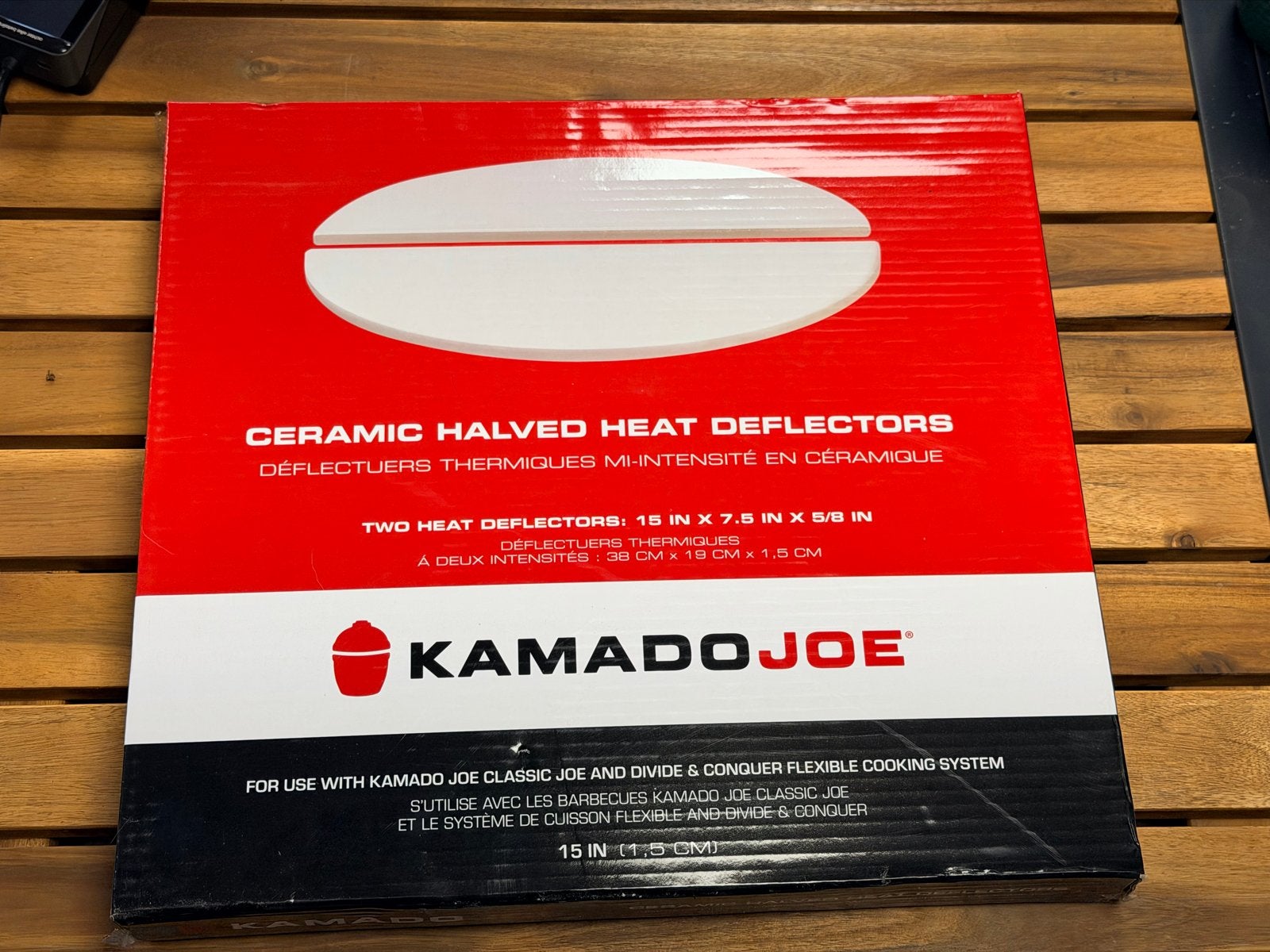 Kamado Joe Classic 1, 2, 3 Halve Maan Hitte Schild, Tuin en Terras, Ophalen of Verzenden, Nieuw