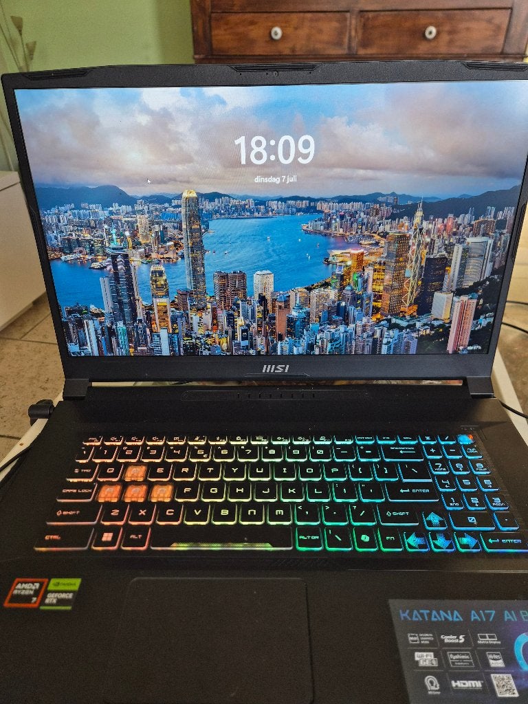 Msi gaming laptop, Ophalen, Ryzen 7, MSI, 2 tot 3 Ghz