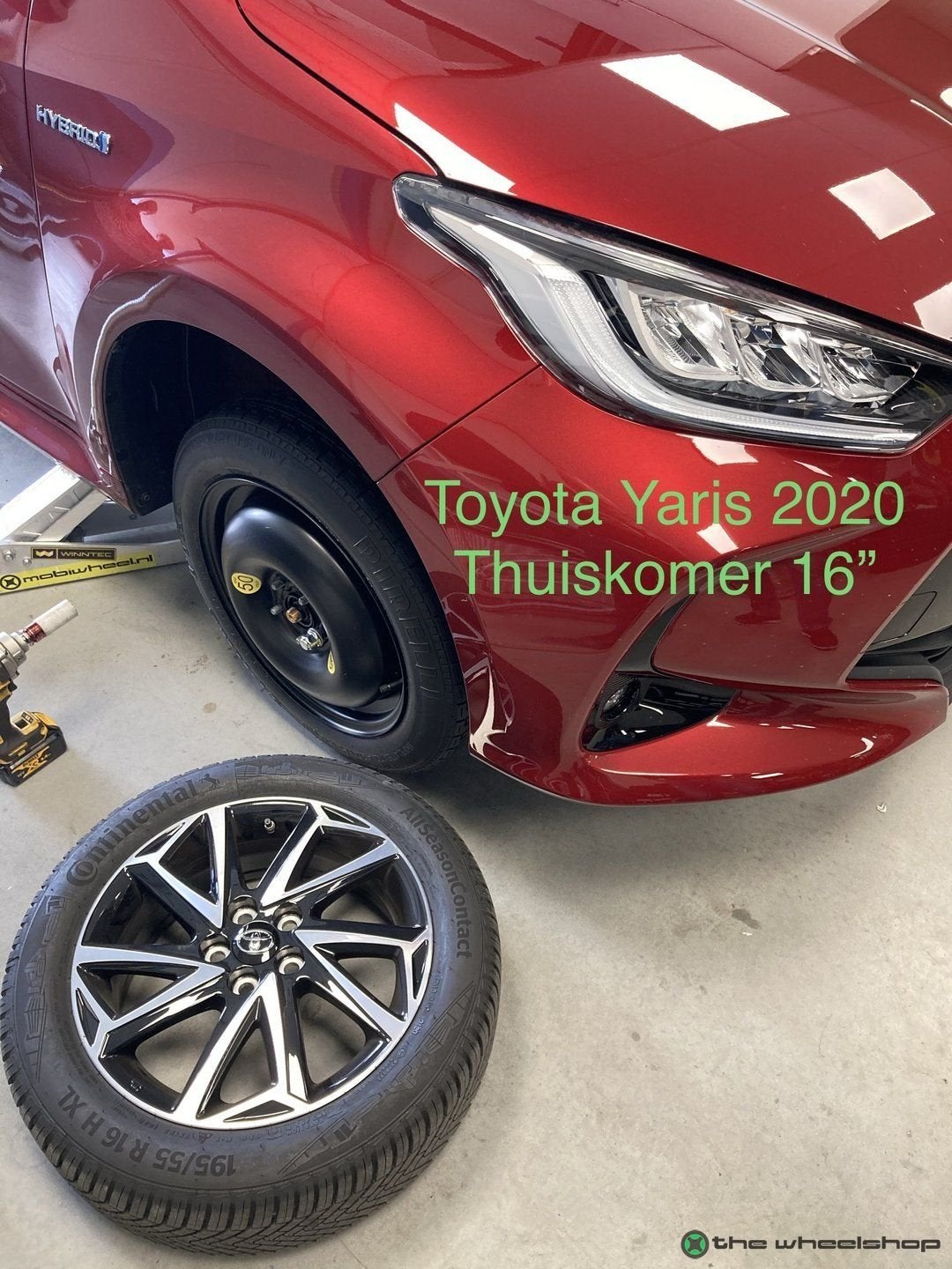 Reservewiel Thuiskomer Toyota Yaris / Cross Corolla Auris Vi, Auto-onderdelen, Gebruikt, -, Banden en Velgen, Ophalen of Verzenden