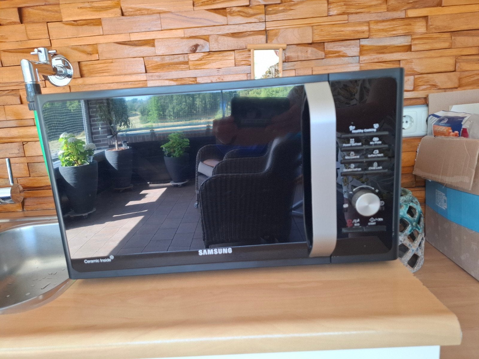 Magnetron Samsung nagenoeg nieuw, Witgoed en Apparatuur, Ophalen, Grill, Draaiplateau