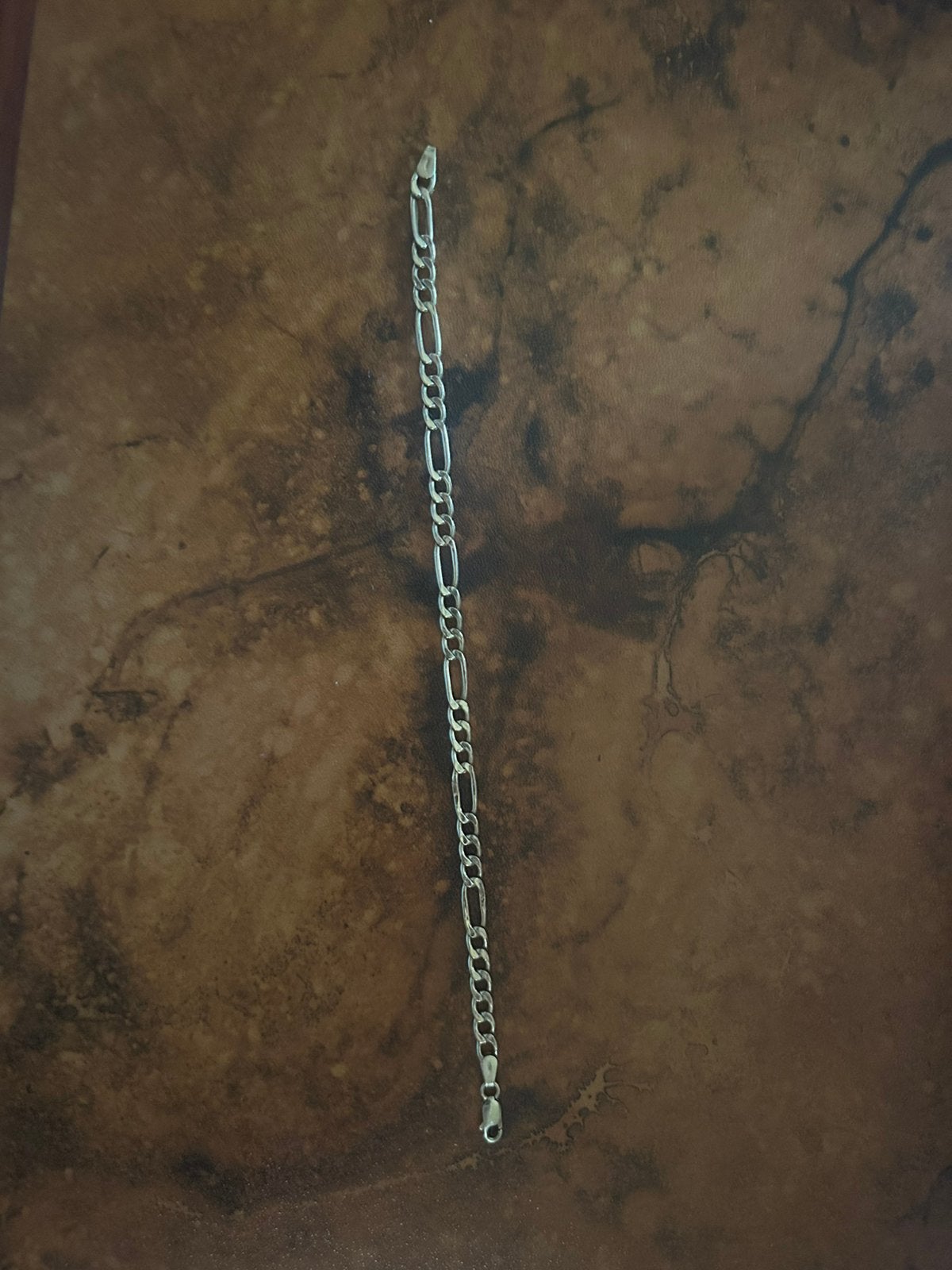 14karaat gouden figaro armband, Ophalen, Gebruikt, Goud, Goud