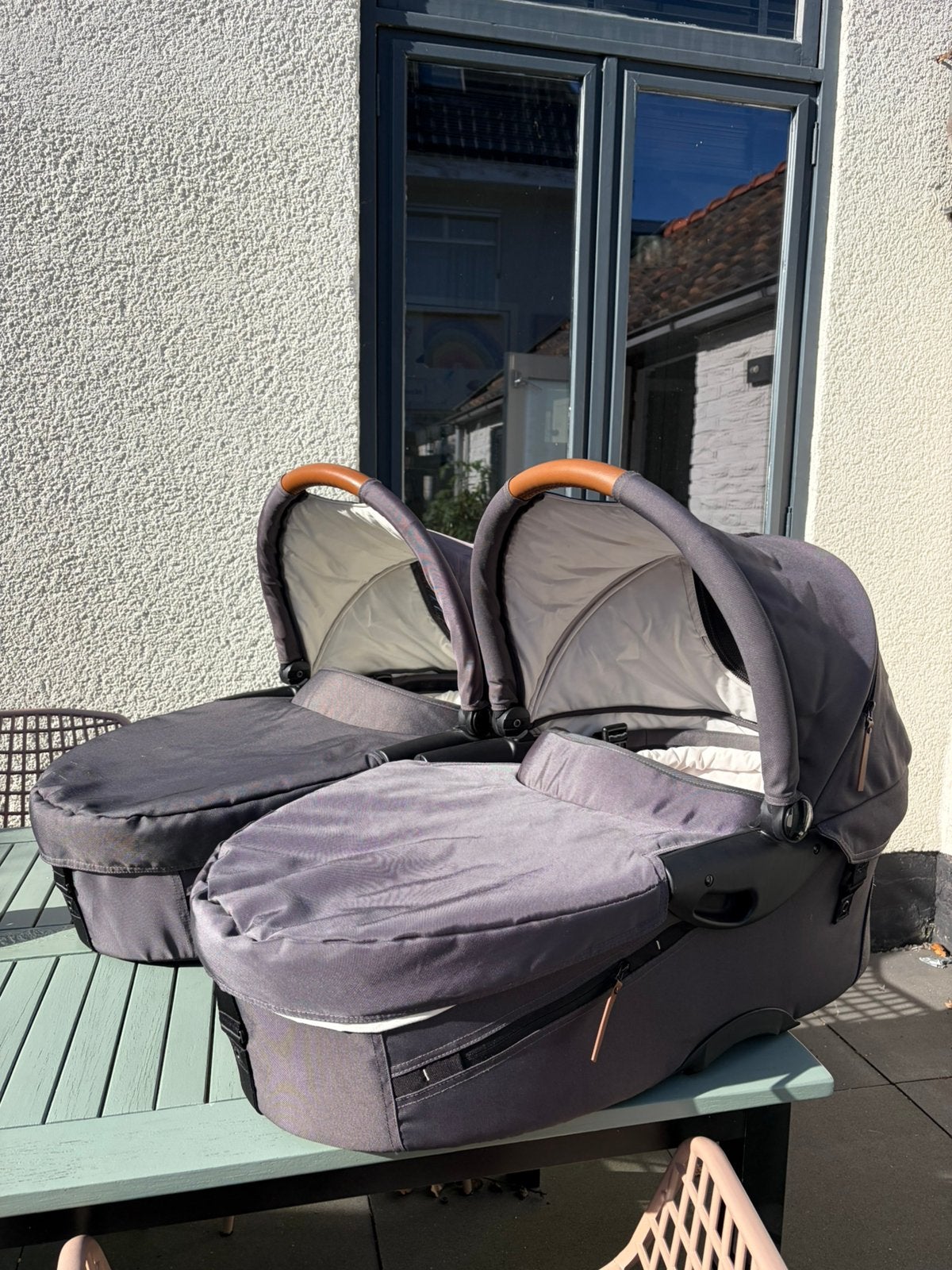 2 losse kinderwagen bakken voor Mutsy Evo + adapters, Kinderen en Baby's, Ophalen, Zo goed als nieuw, Mutsy