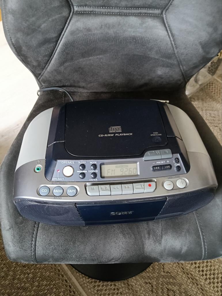 Sony radio cd en cassette speler, Ophalen of Verzenden, Overige formaten