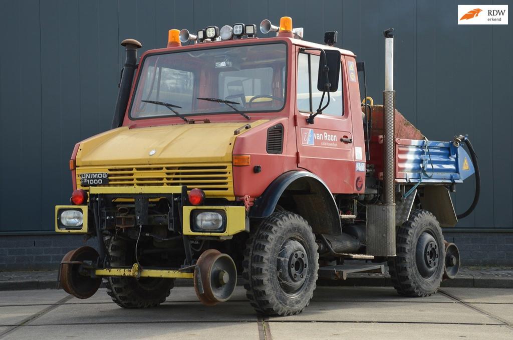 Mercedes-Benz UNIMOG 424 1000 Spooropbouw, Auto's, Gebruikt, Overige modellen, Overige carrosserieën, Overige brandstoffen