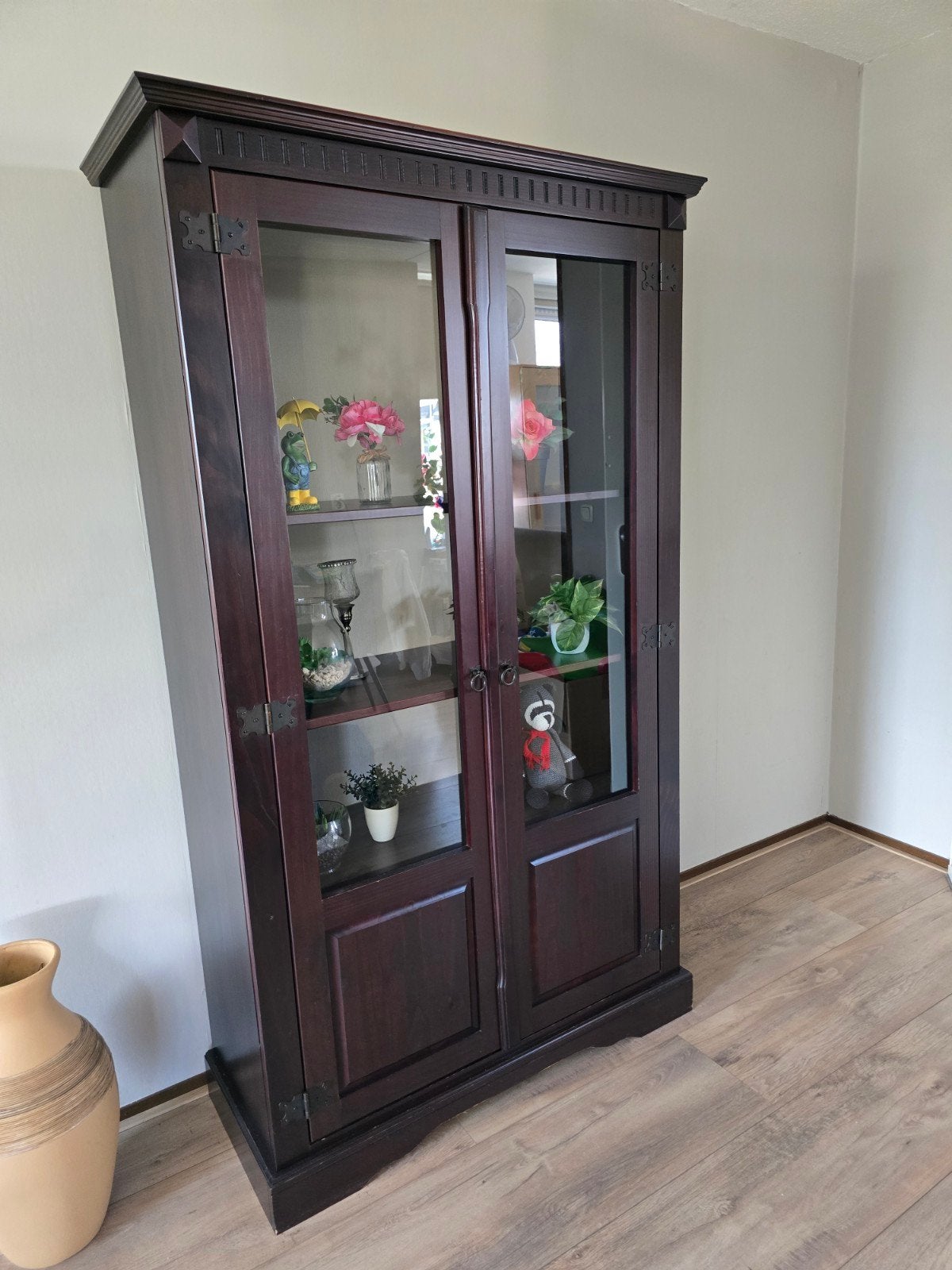 Prachtige robuuste brocante kast, 100 tot 150 cm, 200 cm of meer, Ophalen of Verzenden, Zo goed als nieuw