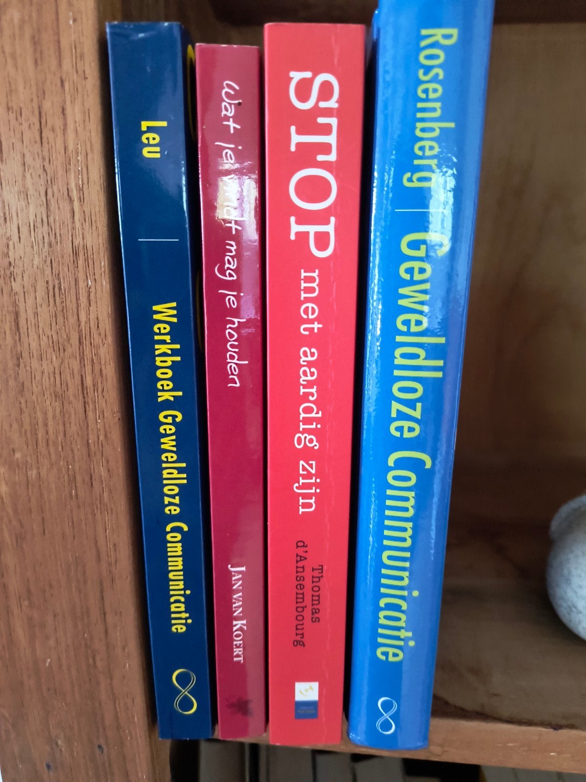 Boeken over Geweldloze Communicatie - Set van 4, Verzenden, Zo goed als nieuw, Van Koert, d'Ansembourg, Marshall B. Rosenberg, Lucy Leu
