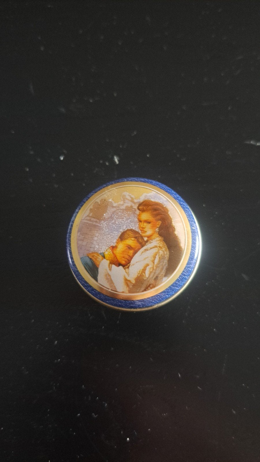 Vintage Sissi Keizerin van Oostenrijk pillendoosje, Ophalen, Gebruikt
