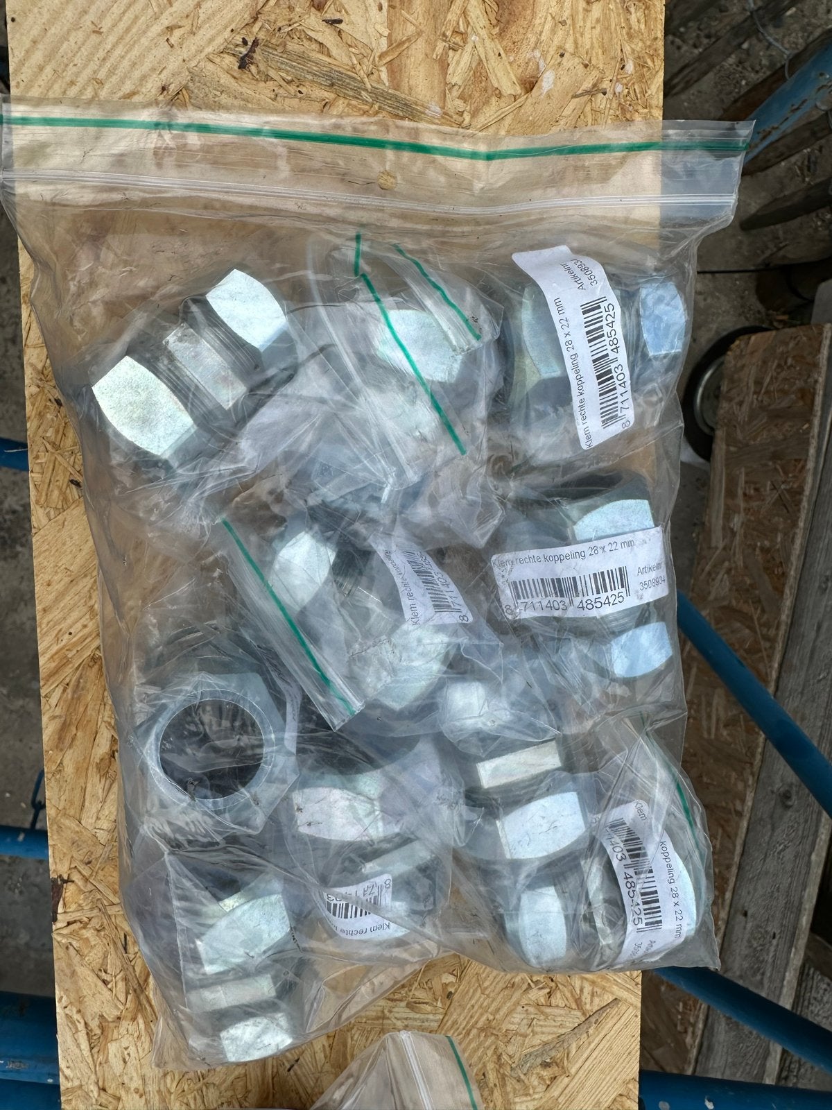 10stuks Vsh rechte koppeling 28 x 22 mm, Doe-het-zelf en Verbouw, Ophalen of Verzenden, Nieuw, Minder dan 50 mm, Overige typen