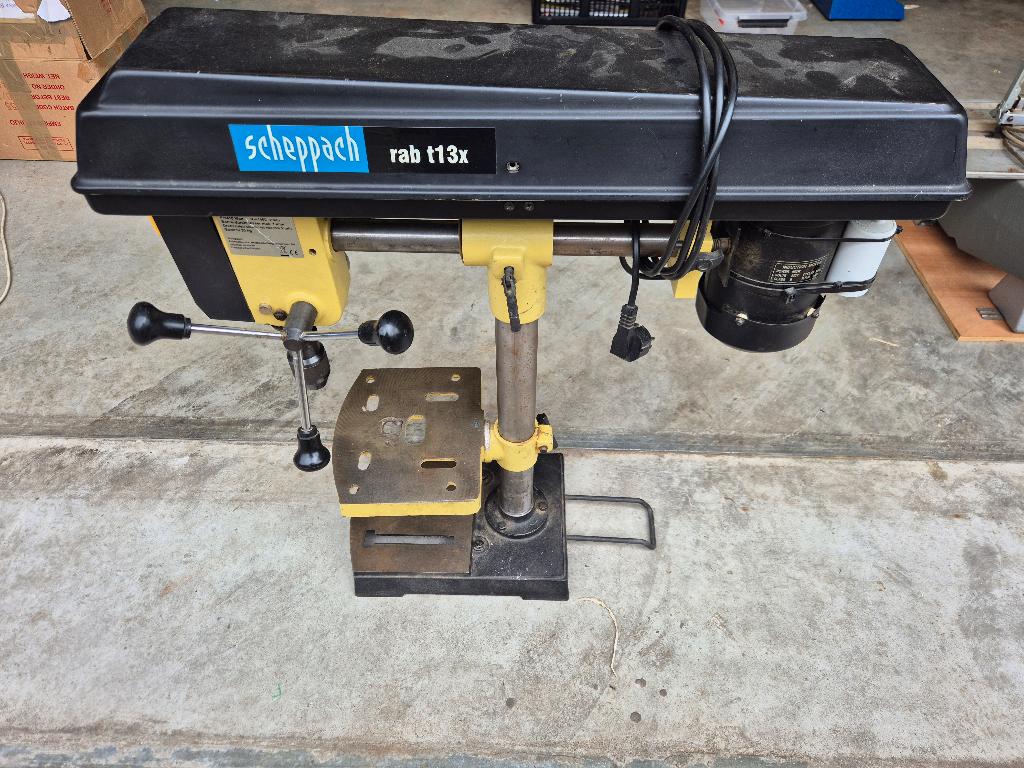 scheppach rab t13x kolomboormachine, Ophalen, Gebruikt, Variabele snelheid, Kolomboormachine