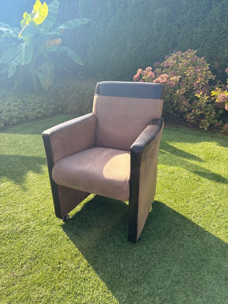Mooie eetkamerstoelen – set van 5, Ophalen, Gebruikt, Kuip stoelen., Bruin