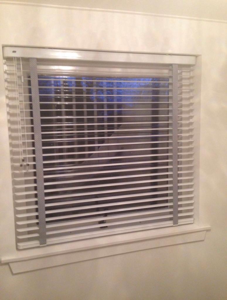 Luxaflex horizontale jaloezieën, Ophalen, Gebruikt, 100 tot 150 cm, Wit