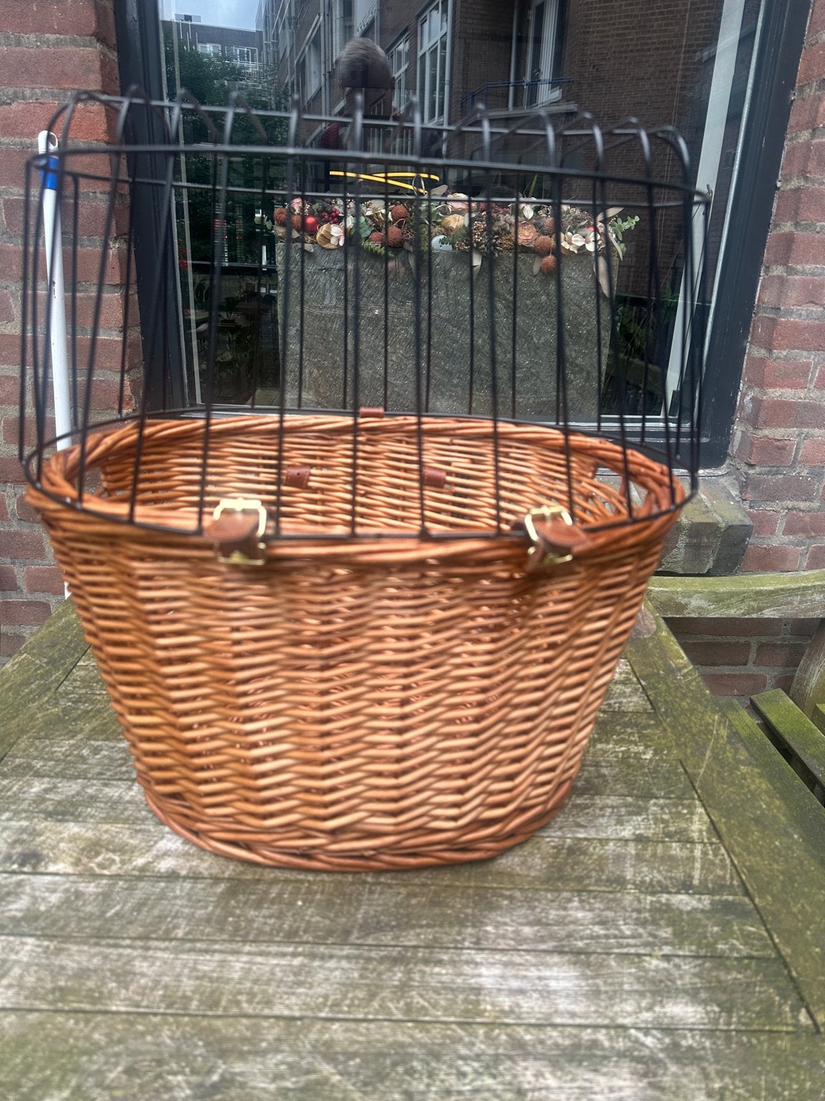 Trixie Hondenfietsmand met metalen rooster - Voorop de fiets, Ophalen of Verzenden, Zo goed als nieuw