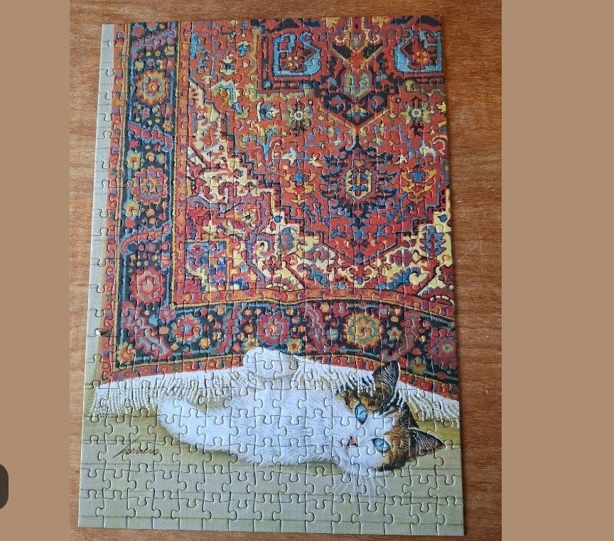Puzzel poes/kat van 300 XL stukjes, Ophalen of Verzenden, Minder dan 500 stukjes, Zo goed als nieuw