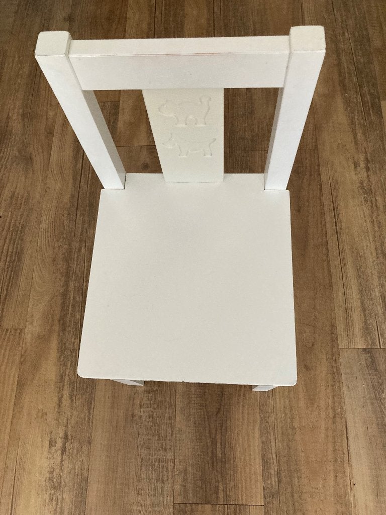 Ikea kinderstoeltje wit, Ophalen, Gebruikt, Stoel(en)
