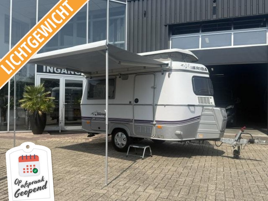 Schitterende Eriba Touring Pan Langslaper,Thule,680/850kg, Overige typen, Standaardzit, Tot en met 2, Bedrijf