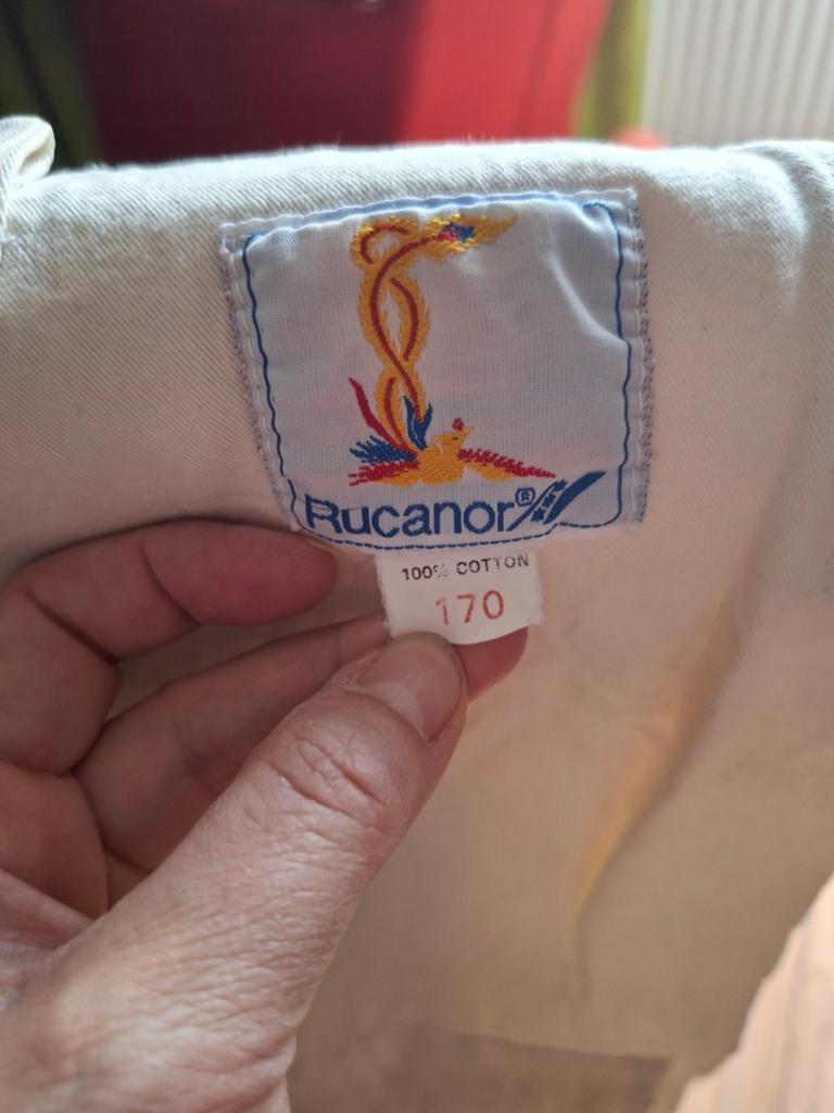 Rucanor judopak Maat 170 - In goede staat, Maat S, Ophalen of Verzenden, Judo, Vechtsportpak