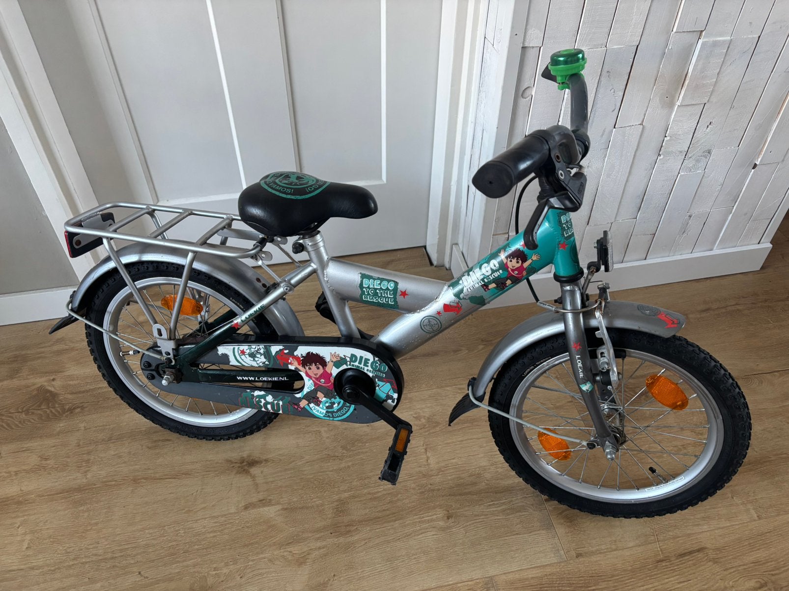 16” Loekie Diego jongens fiets rijklaar en onderhouden, Ophalen of Verzenden, Zo goed als nieuw, Terugtraprem