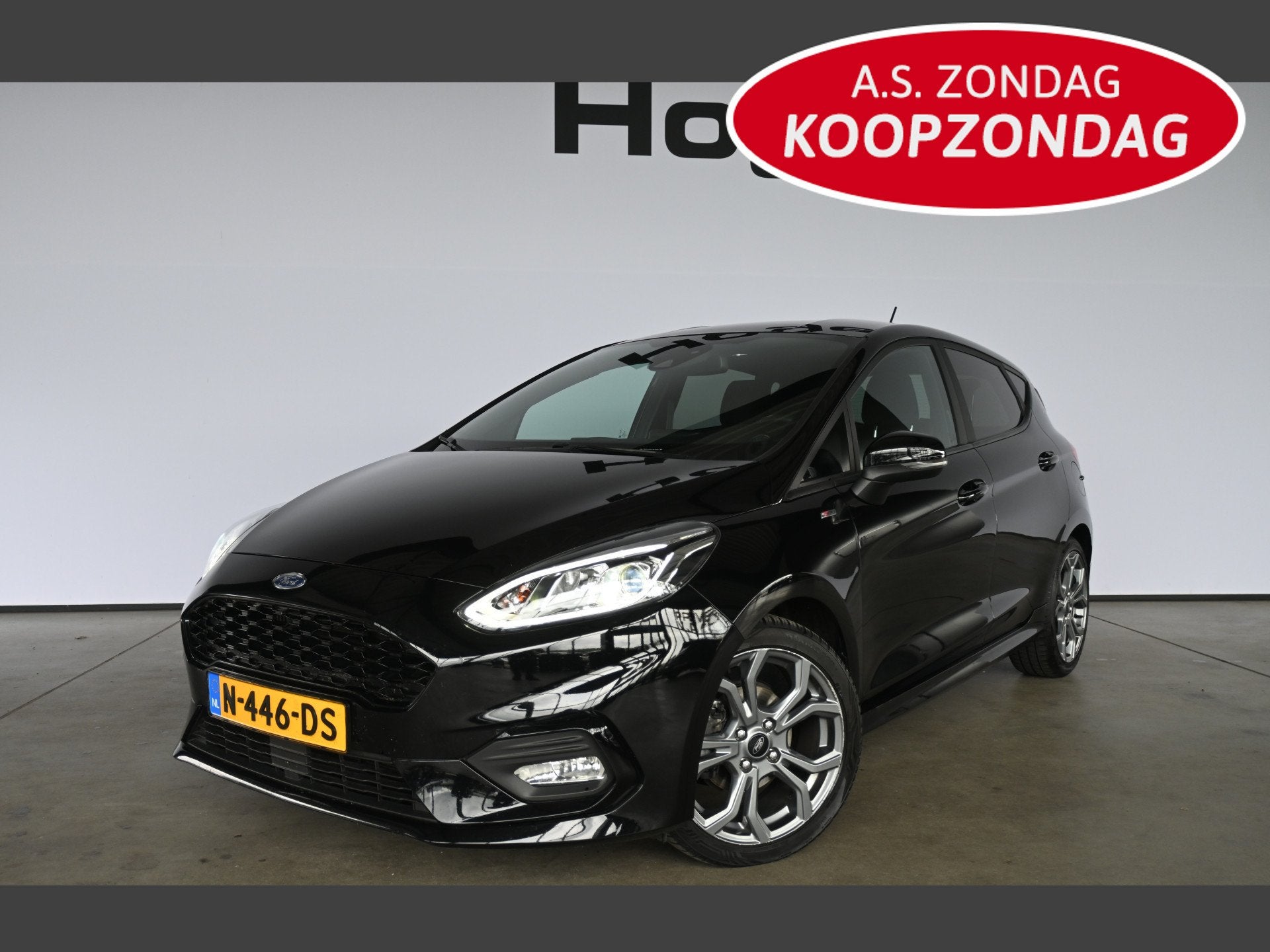Ford Fiesta 1.0 EcoBoost ST-Line X B&O Winterpack Automaat C, Stof, Gebruikt, Met garantie (alle), Bedrijf
