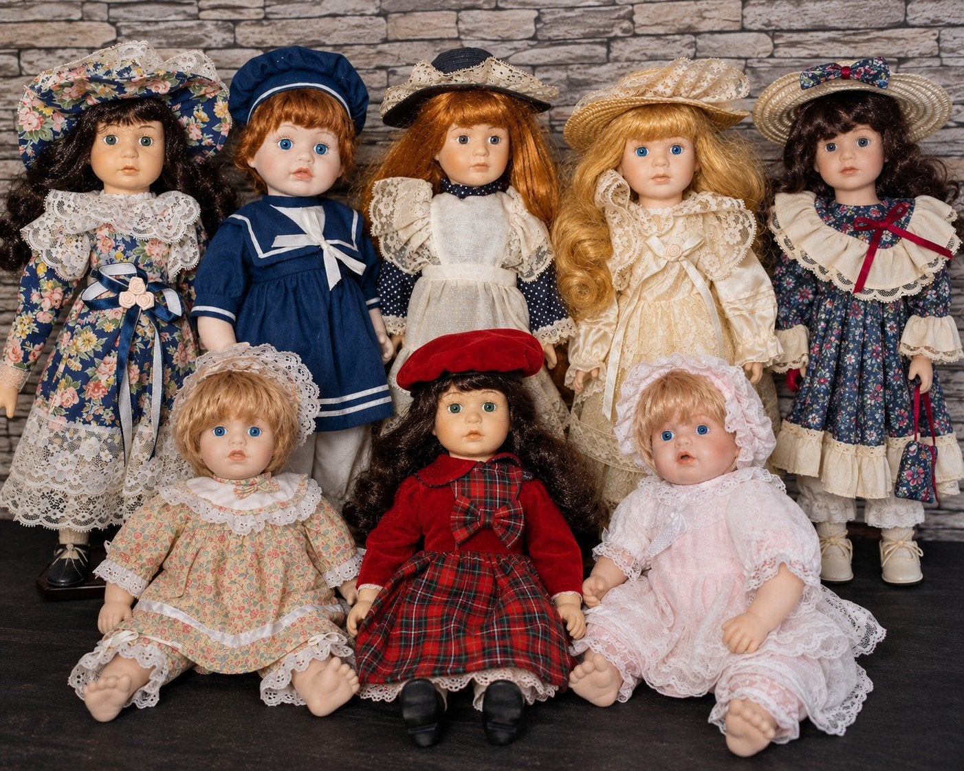 Porseleinen Verzameldpoppen - The Promenade Collectie, Verzamelen, Poppen, Ophalen of Verzenden, Zo goed als nieuw, Pop