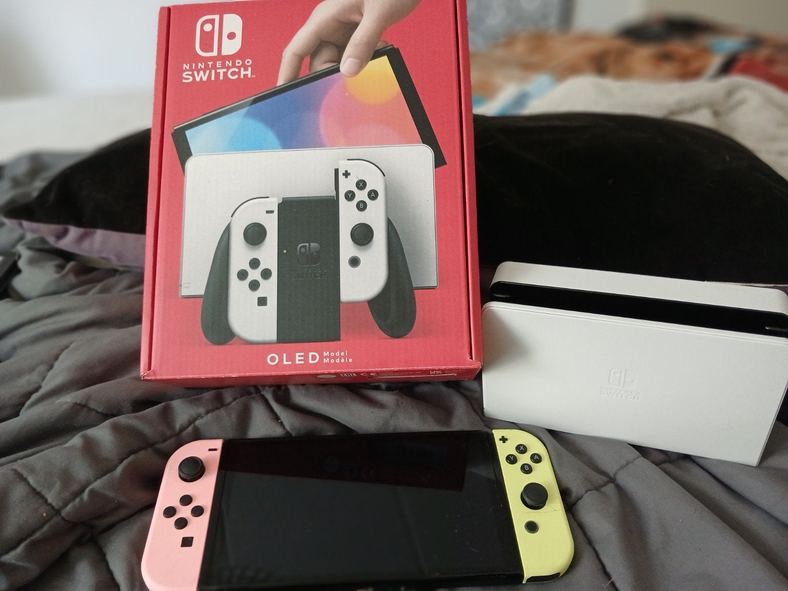 Nintendo Switch OLED - Zo goed als nieuw, Ophalen of Verzenden, Zo goed als nieuw, Met 2 controllers, Switch OLED