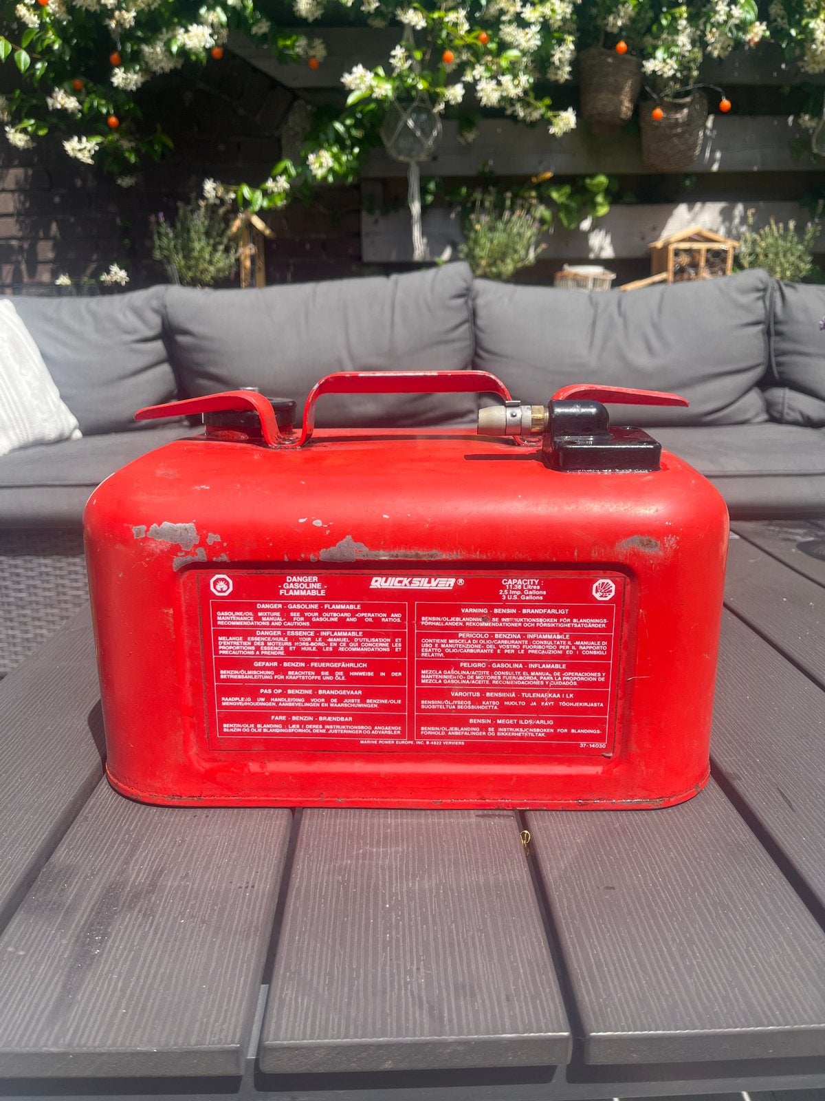 Quicksilver benzinetank - Gebruikt, Watersport en Boten, Ophalen of Verzenden, Gebruikt, Motor en Techniek