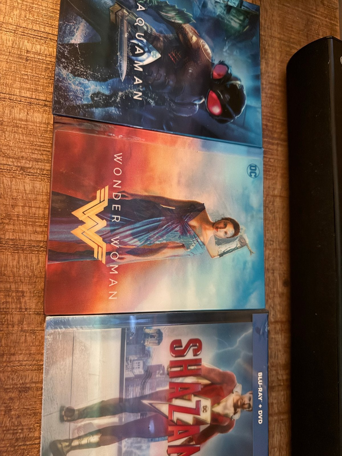 DC 3-pack Blu Ray: Aquaman, Shazam, Wonder Woman (3D cover), Cd's en Dvd's, Blu-ray, Engels, Nederlands, Actie, Ophalen of Verzenden
