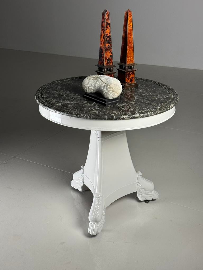 Gueridon Center Table 19e eeuw antiek, Ophalen