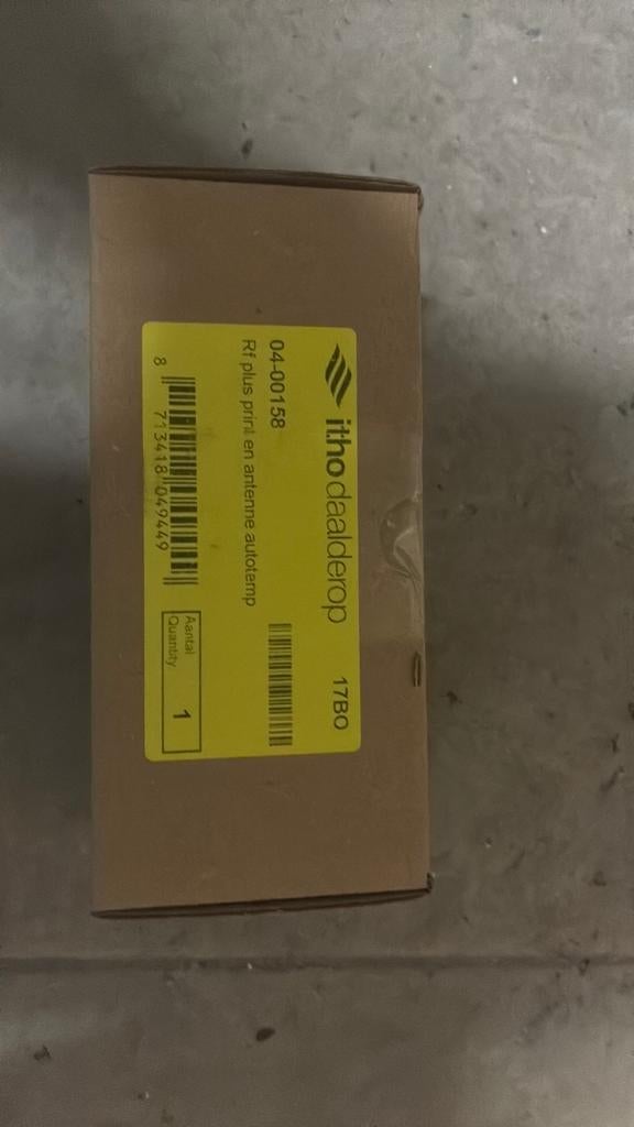 Itho rf plus print +antene auto temp nieuw, Doe-het-zelf en Verbouw, Ophalen of Verzenden, Zo goed als nieuw
