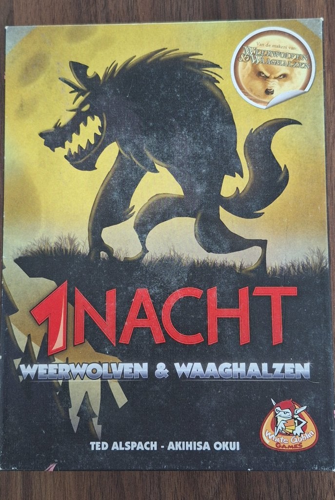 1 Nacht Weerwolven & Waaghalzen Dageraad., Vijf spelers of meer, Ophalen of Verzenden, Zo goed als nieuw