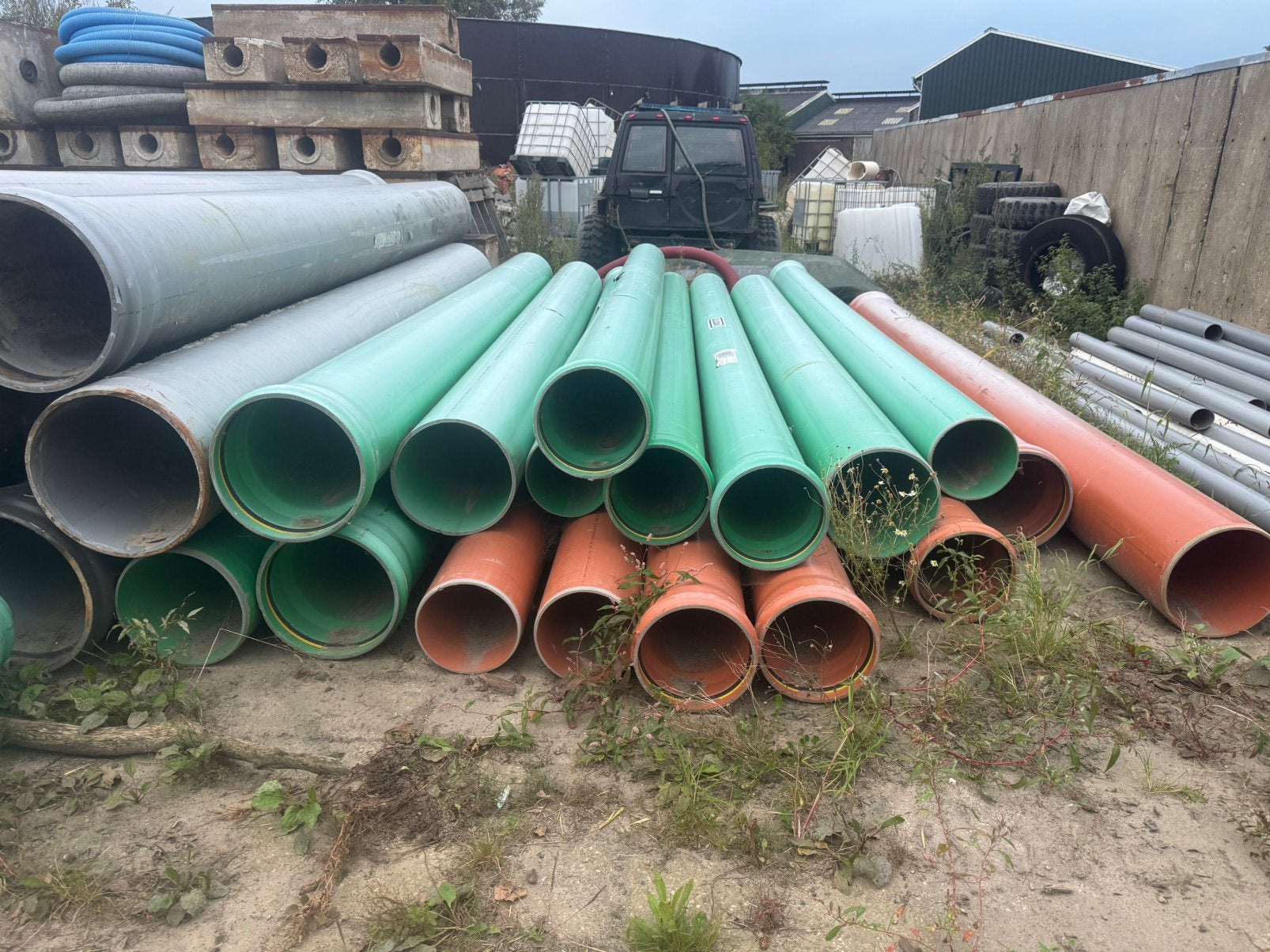 Pvc buizen duikers 315mm 400mm 500mm, Ophalen, Afvoer, Pvc, Nieuw