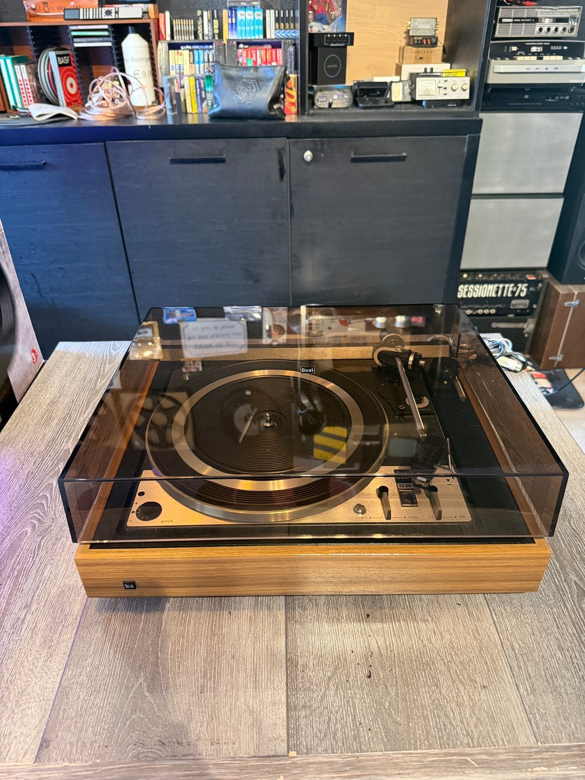 Dual 1228 | volautomaat | tussenwielaandrijving | GARANTIE, Audio, Tv en Foto, Pitch-regelaar, Ophalen of Verzenden, Zo goed als nieuw