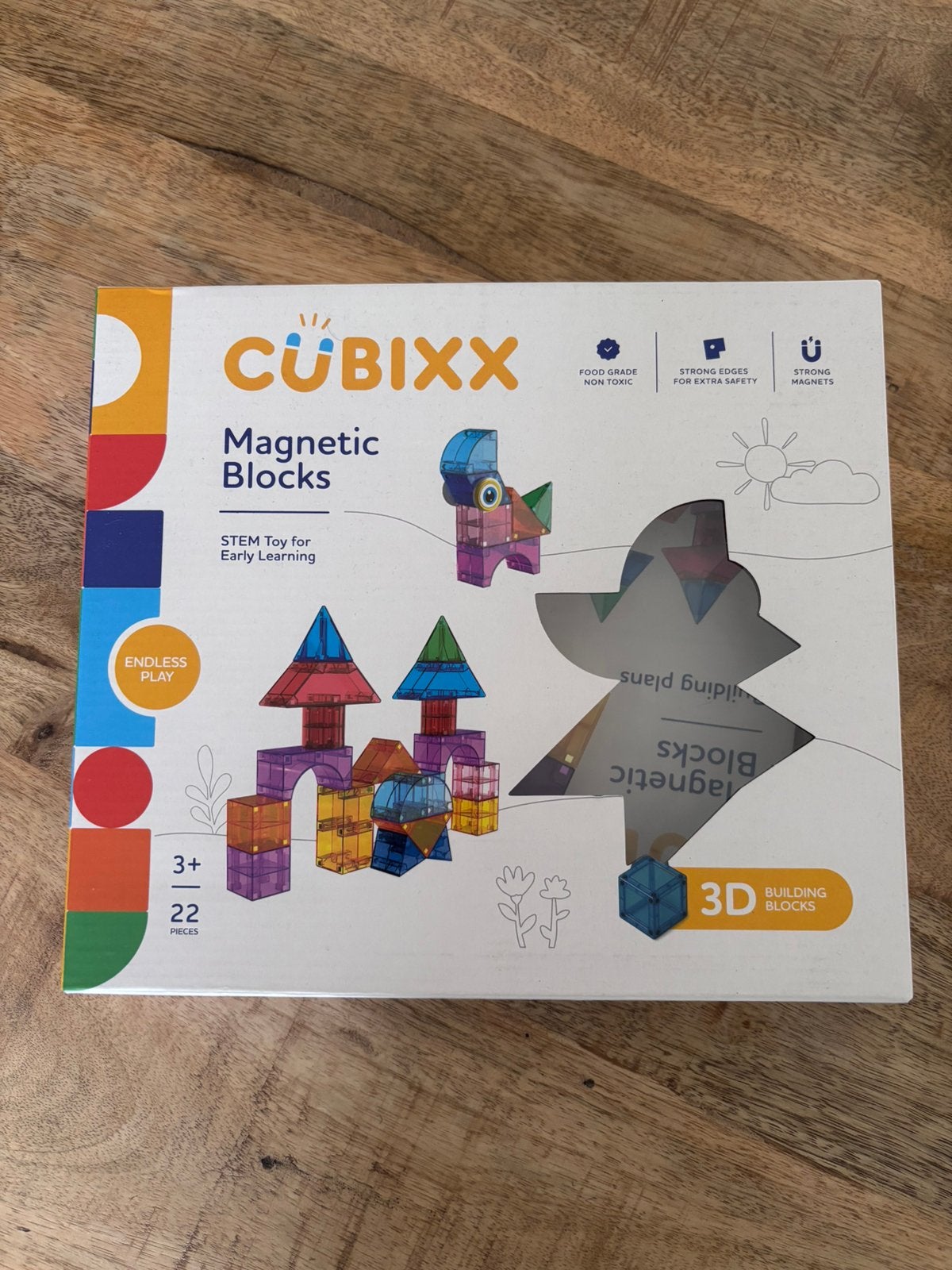 Cubixx Magnetische Blokken - 3D Magnetic Blocks (19-delig), Kinderen en Baby's, Speelgoed | Bouwstenen, Ophalen of Verzenden, Gebruikt