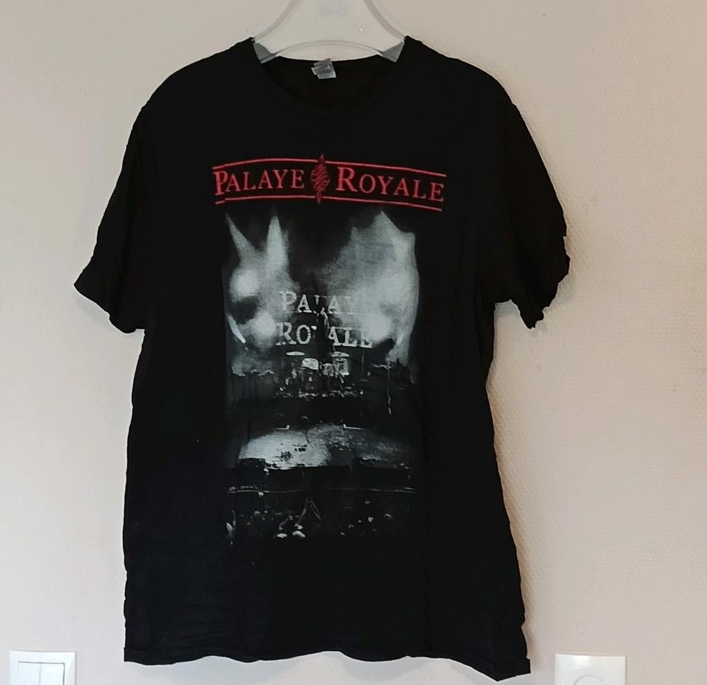 Palaye royale tour shirt maat L 2022, Ophalen of Verzenden, Zo goed als nieuw, Maat 52/54 (L), Zwart
