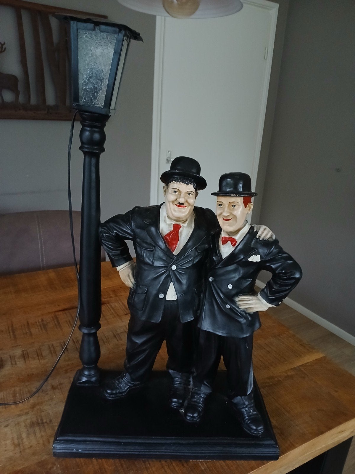 beeld van Laurel en Hardy, Verzamelen, Ophalen, Zo goed als nieuw, Mens