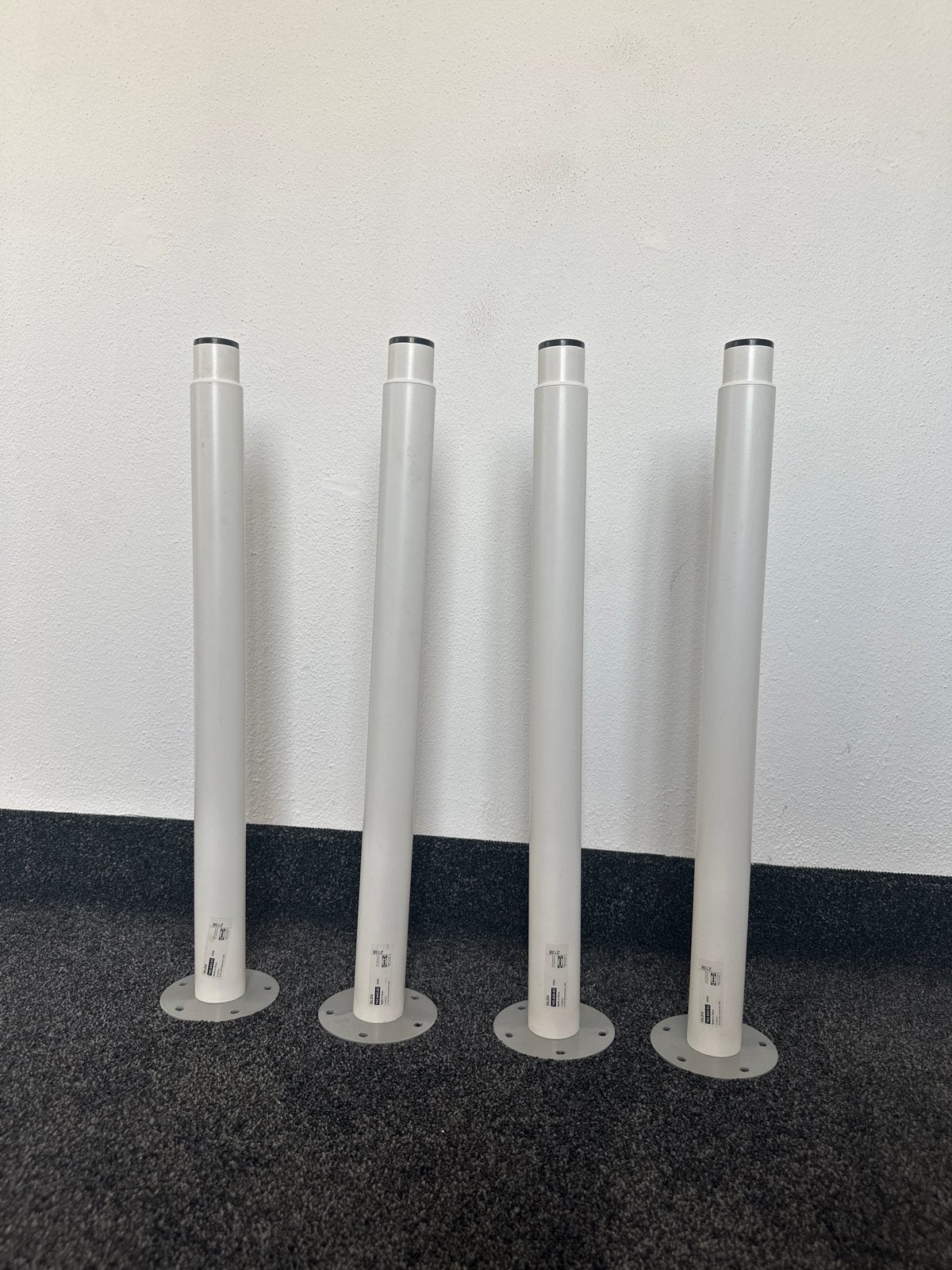 IKEA OLOV 4x Witte Tafelpoot, Ophalen, Tafelpoot, Minder dan 50 cm, 50 tot 100 cm