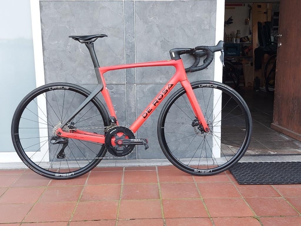 De Rosa 70, Carbon, 49 tot 53 cm, Meer dan 20 versnellingen, Schijfrem