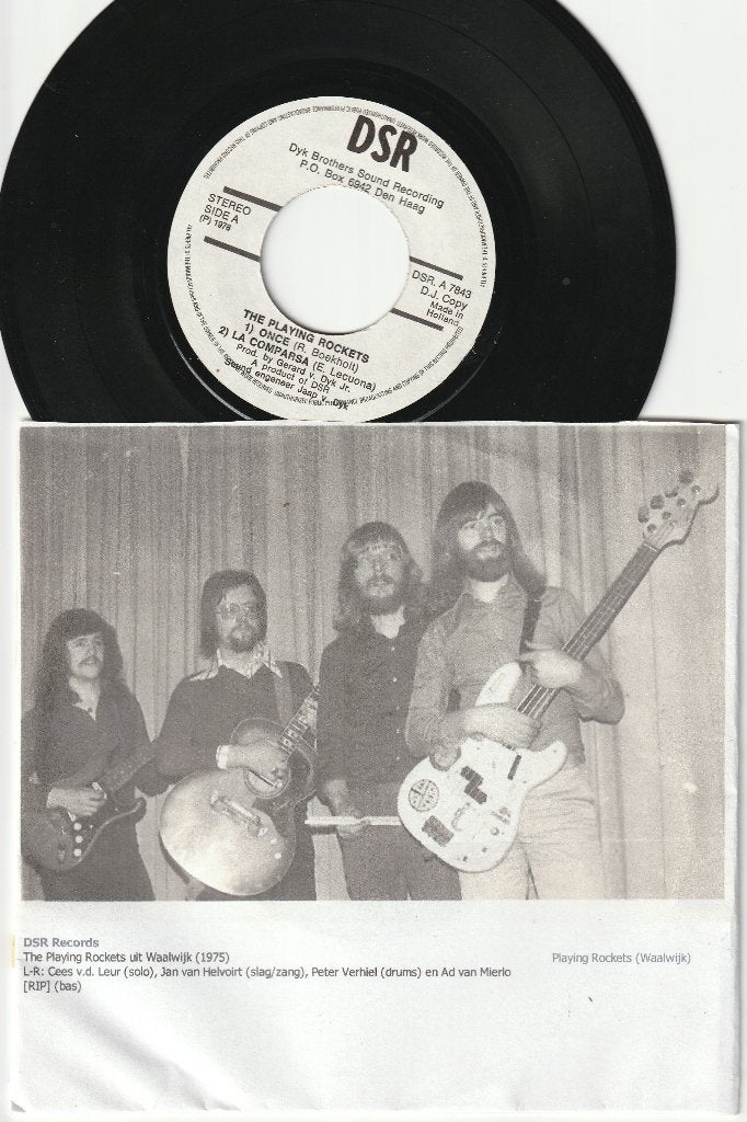 Waalwijk Playing Rockets -NEDERPOP SURF Once, La Comparsa ea, Cd's en Dvd's, Vinyl Singles, Ophalen, Gebruikt, EP