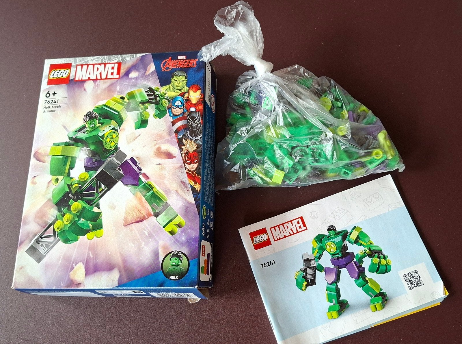 Lego 76241 Hulk Mech Armour, Marvel, Lego, Inclusief accessoires, Ophalen of Verzenden