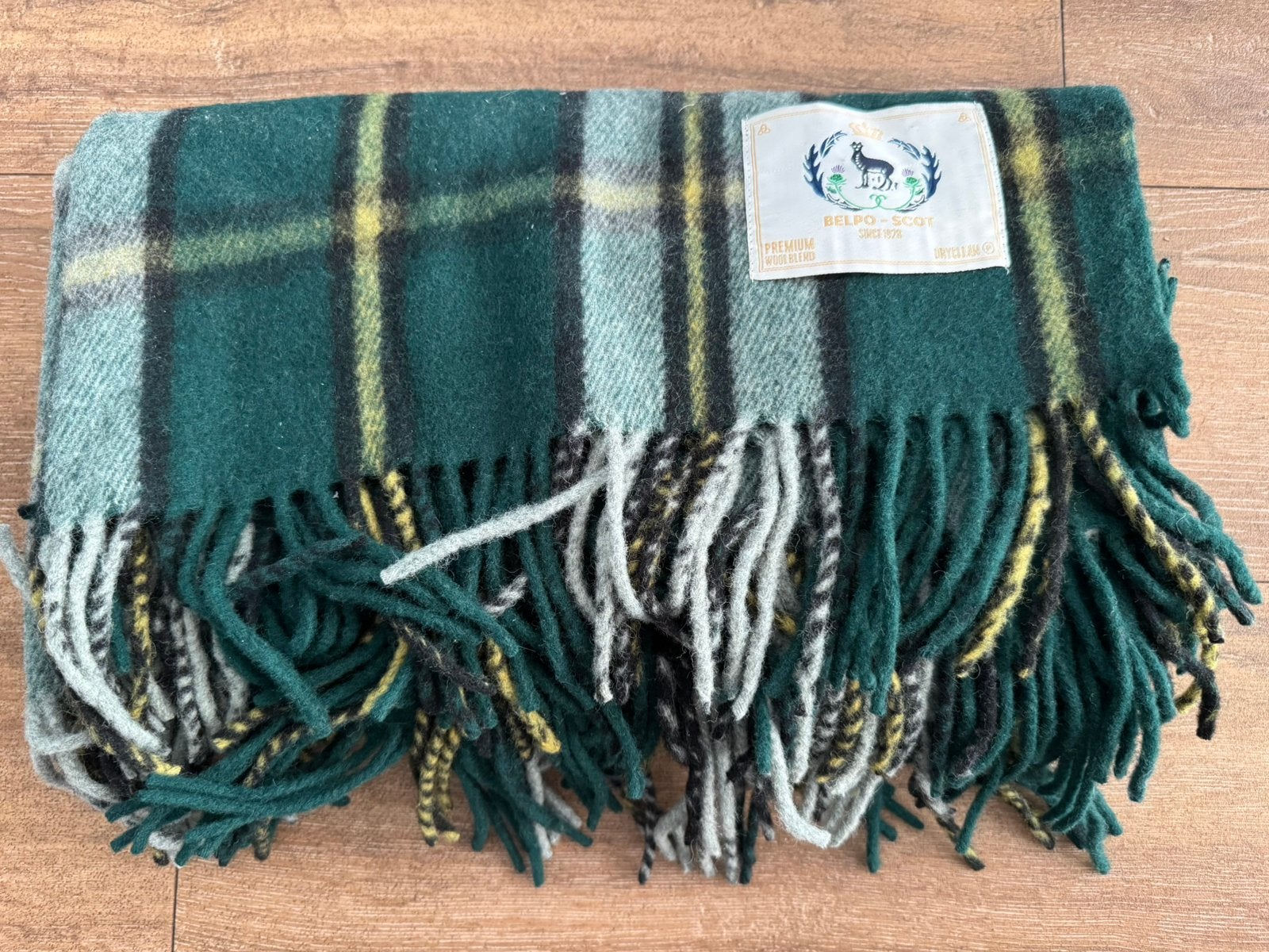 Wollen Tartanplaid, Meerkleurig, Overige materialen, Nieuw, Ophalen of Verzenden