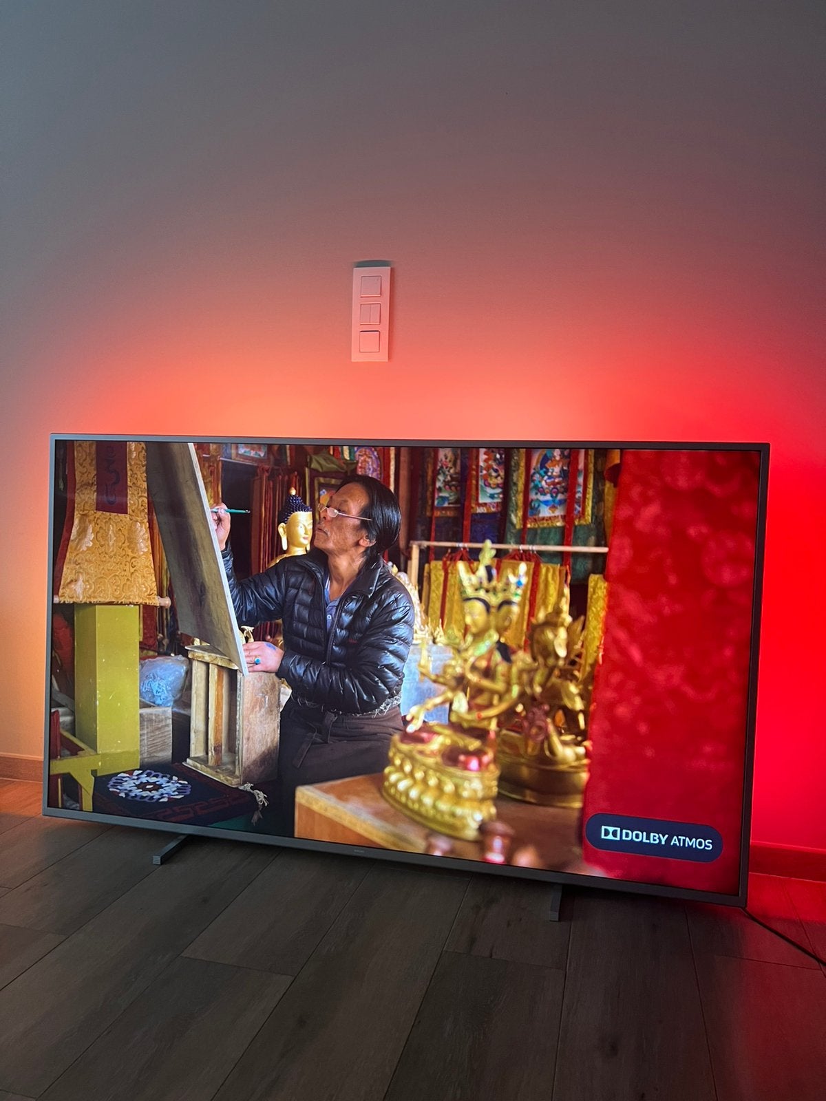 Philips 65 inch Smart TV 4K UHD Dolby Vision 3x Ambilight, Ophalen, Philips, 50 Hz, Zo goed als nieuw