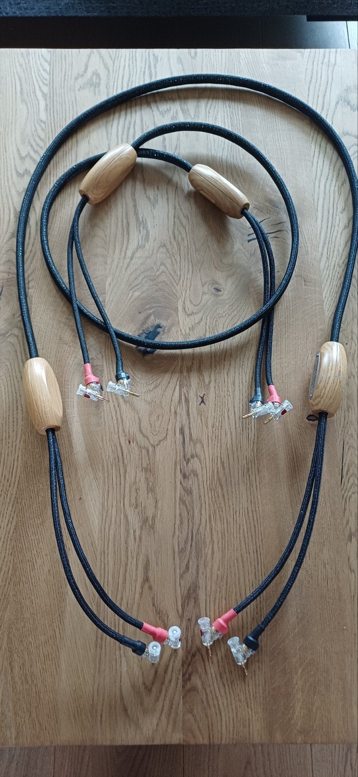 Jorma Design Origo Speaker Cable 2 x 2m Banana, Ophalen of Verzenden, Zo goed als nieuw, Luidsprekerkabel