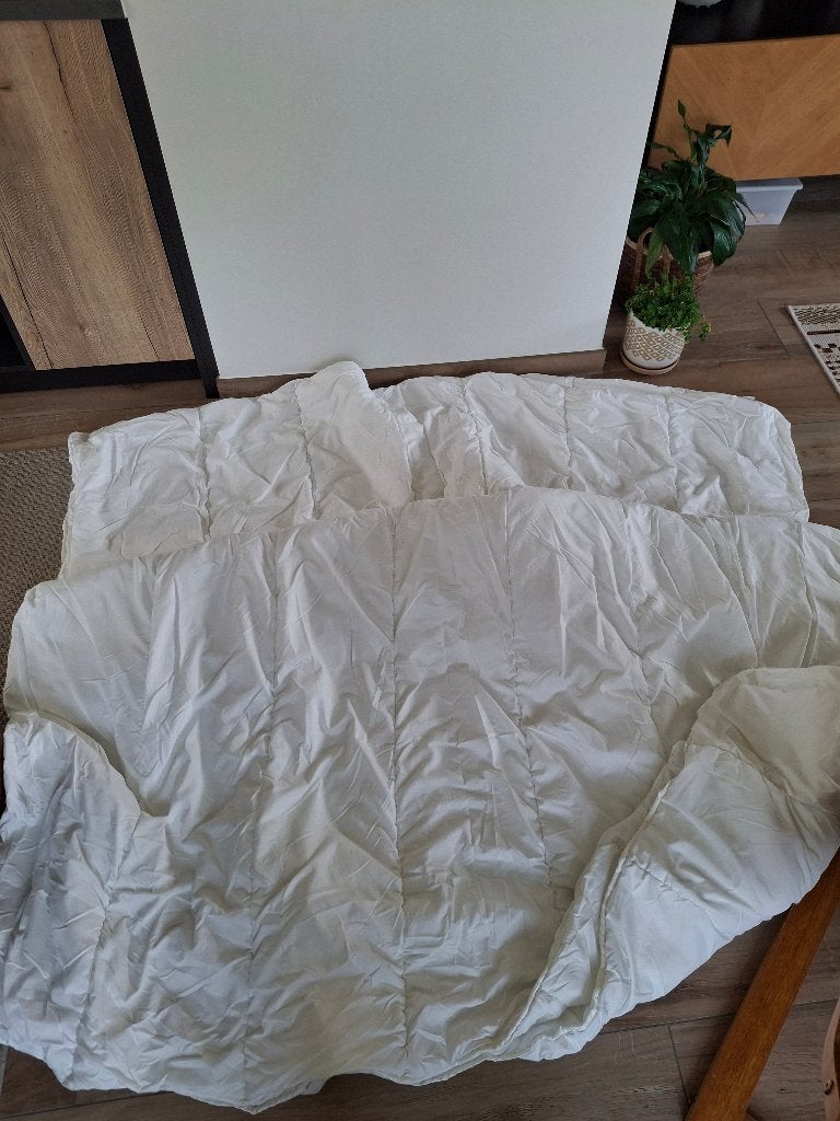 Dekbed All Seasons Duvet 240x220 cm, Gebruikt, Wit, Overige materialen, Tweepersoons