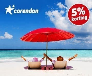5% extra korting corendon vakantie 2026/2027, Tickets en Kaartjes, Kortingen en Cadeaubonnen