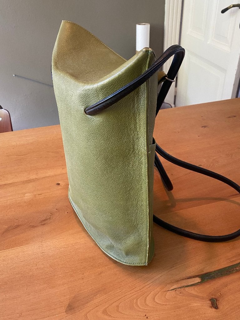 Design tas/rugtasje Hester van Eeghen, Ophalen of Verzenden, Zo goed als nieuw, Groen, Overige typen