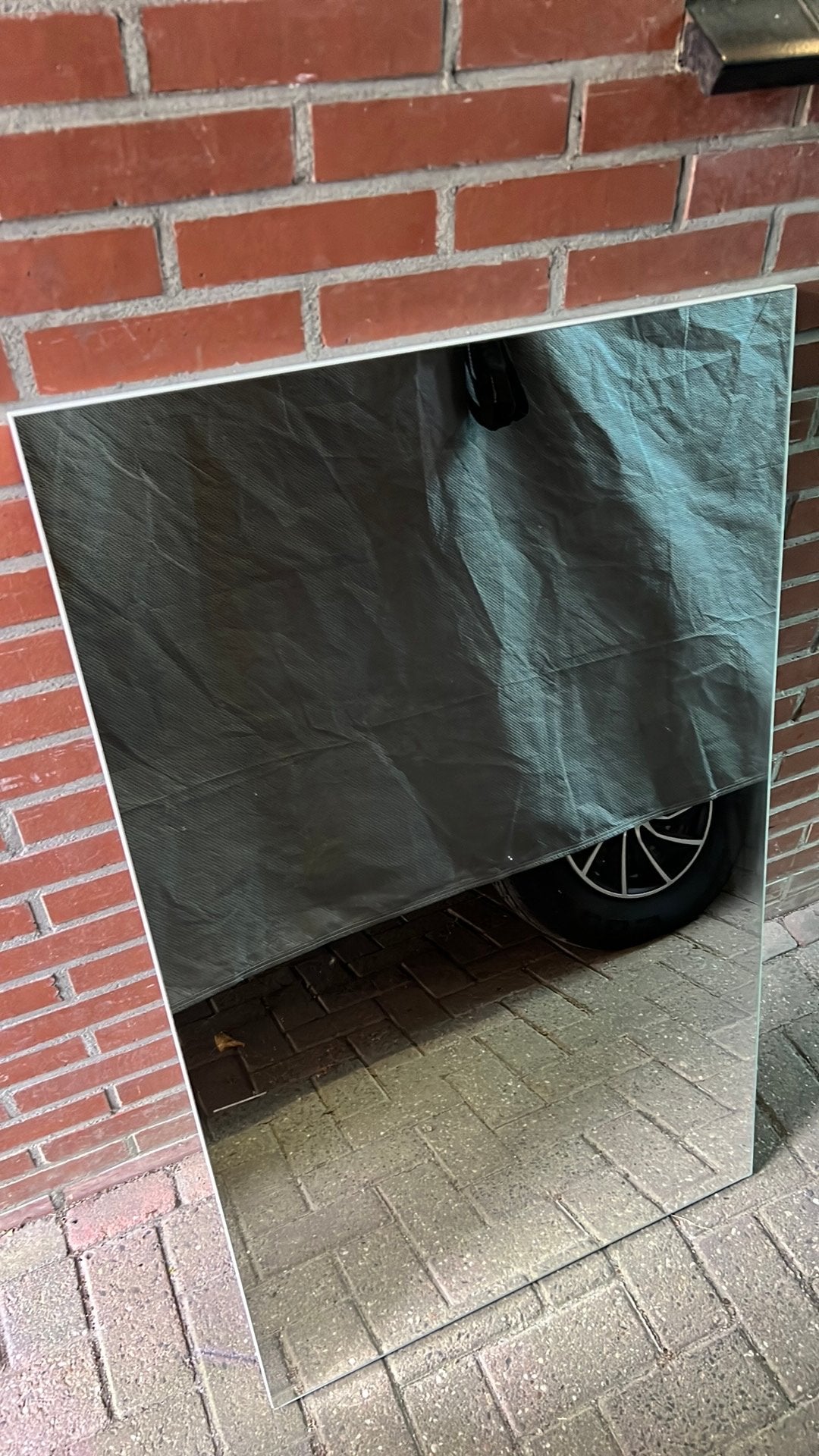 Spiegel 70 x115, Ophalen, Gebruikt, 100 tot 125 cm, Minder dan 100 cm